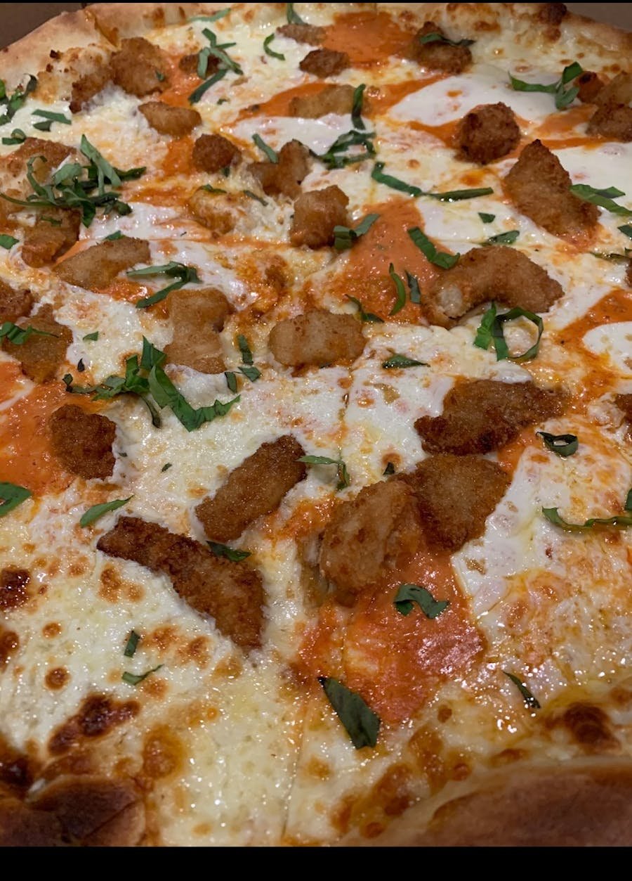 16” Shrimp Parmigiana Pizza