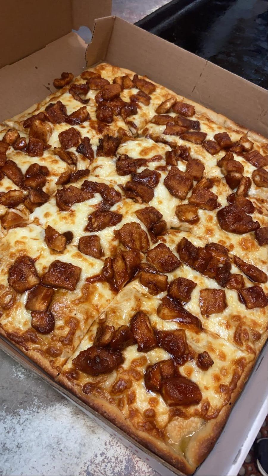 BBQ Chicken Sicilian Pizza