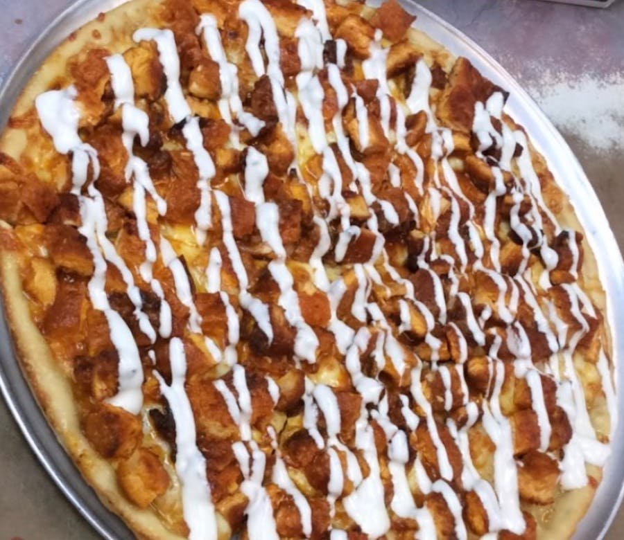 Buffalo Chicken Pan Pizza