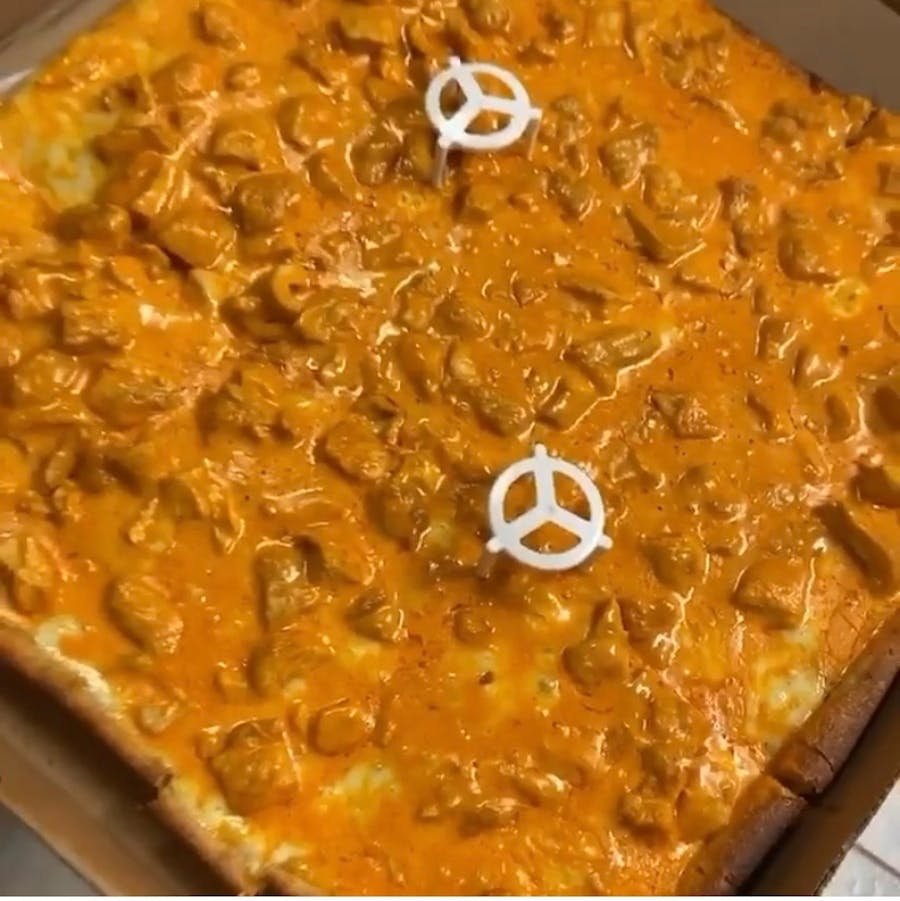 Buffalo Chicken Sicilian Pizza