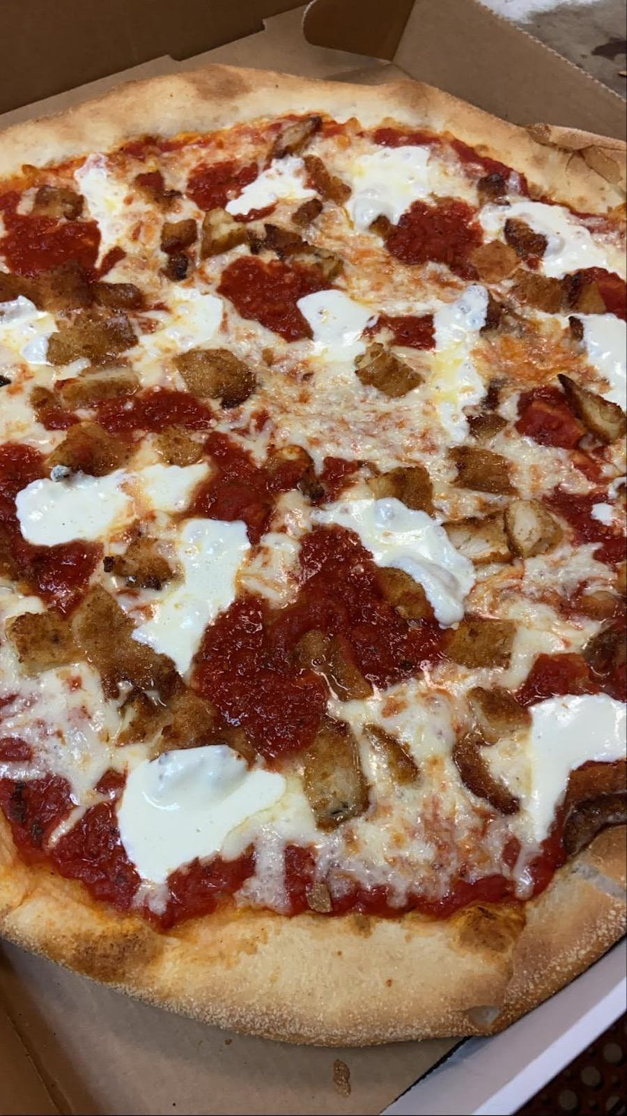 Chicken Cutlet Pizza