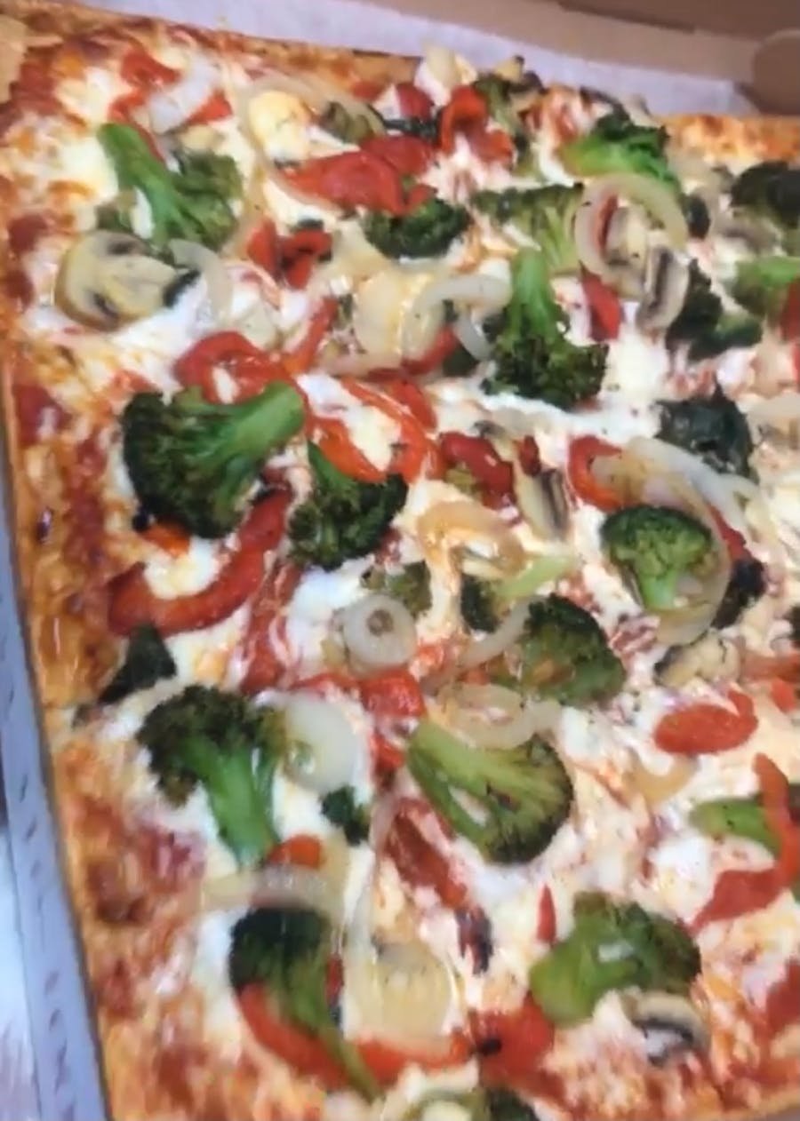 Veggie Sicilian Pizza