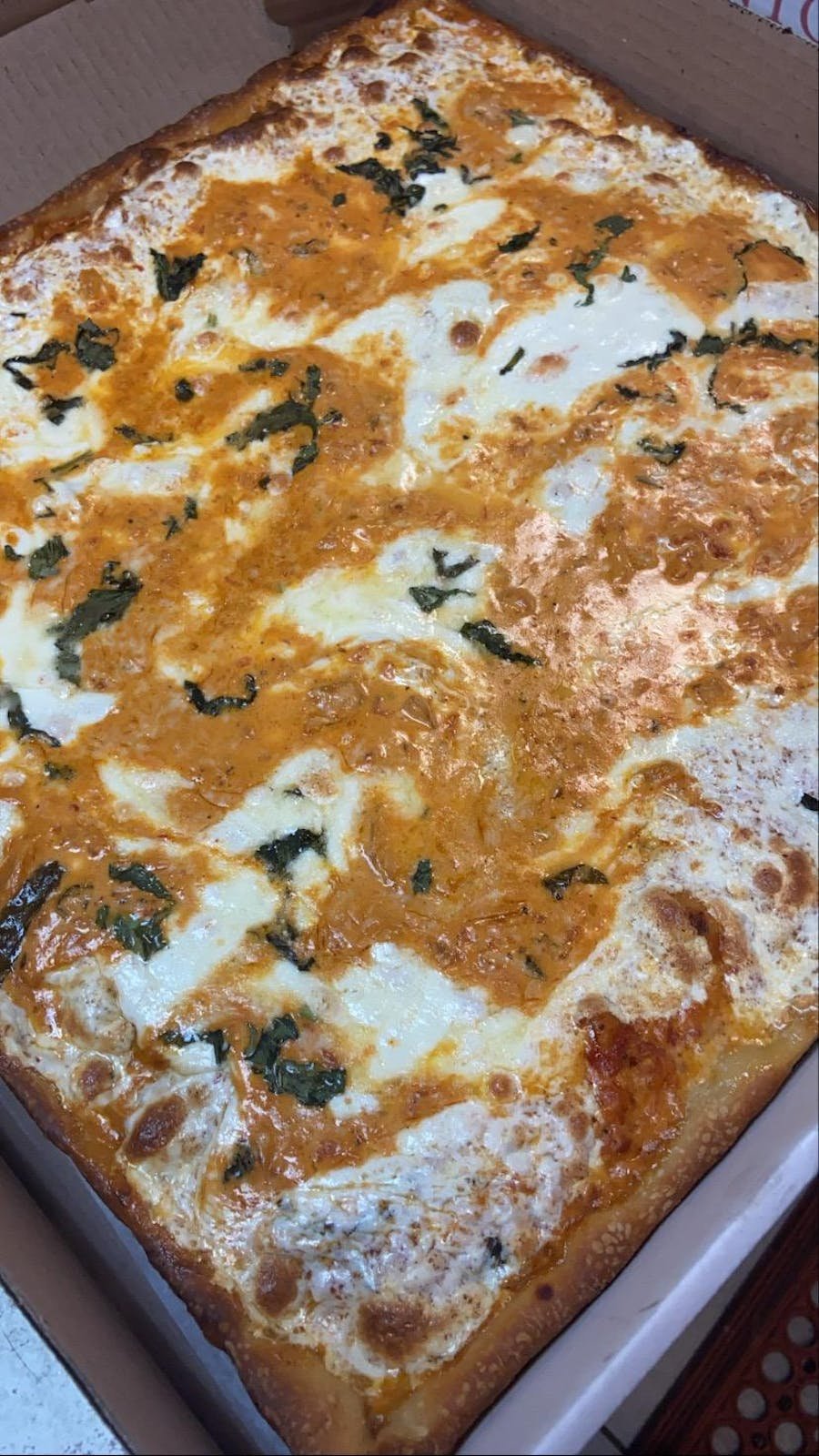 Vodka Sauce Sicilian Pizza